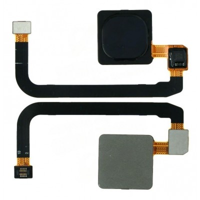 Fingerprint Sensor Flex Cable For Xiaomi Mi Max 3 Black By - Maxbhi Com