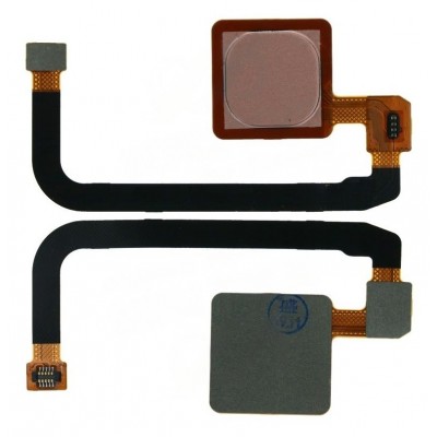 Fingerprint Sensor Flex Cable For Xiaomi Mi Max 3 Champagne By - Maxbhi Com