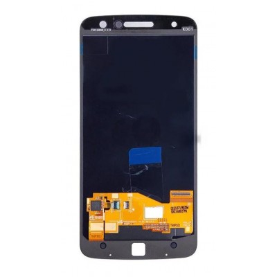 Lcd With Touch Screen For Motorola Moto Z Black By - Maxbhi Com