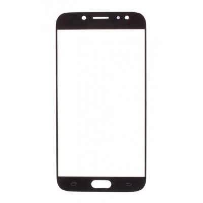 Replacement Front Glass For Samsung Galaxy J7 2017 Black By - Maxbhi Com