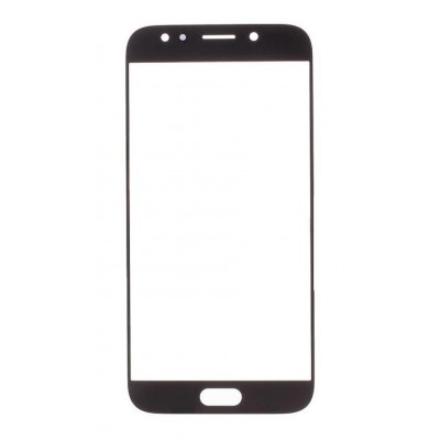 Replacement Front Glass For Samsung Galaxy J7 2017 Black By - Maxbhi Com