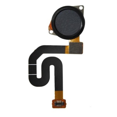 Fingerprint Sensor Flex Cable For Motorola Moto G7 Play Black By - Maxbhi Com
