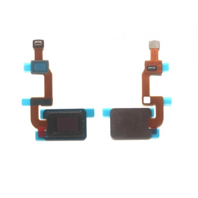 Fingerprint Sensor Flex Cable For Xiaomi Mi Cc9 Pro White By - Maxbhi Com