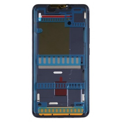 Lcd Frame Middle Chassis For Xiaomi Mi Cc9 Pro Black By - Maxbhi Com