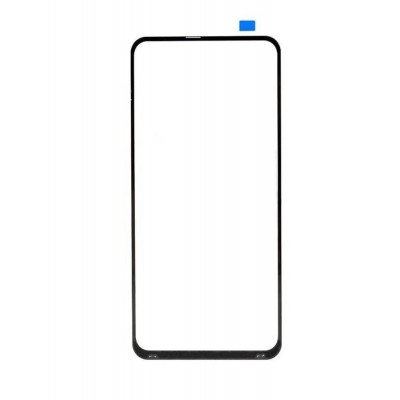 Replacement Front Glass For Samsung Galaxy A60 Black By - Maxbhi Com