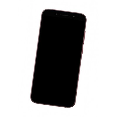 Lcd Frame Middle Chassis For Nokia C1 Plus Black By - Maxbhi Com