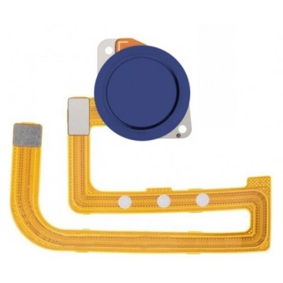 Fingerprint Sensor Flex Cable For Motorola Moto G8 Blue By - Maxbhi Com
