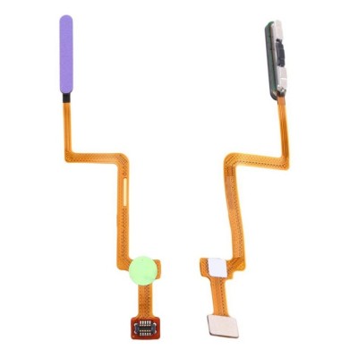 Fingerprint Sensor Flex Cable For Xiaomi Redmi K30 Purple By - Maxbhi Com