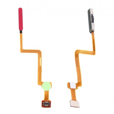 Fingerprint Sensor Flex Cable For Xiaomi Redmi K30 White By - Maxbhi Com