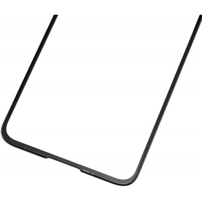 Replacement Front Glass For Motorola Moto G8 Black By - Maxbhi Com