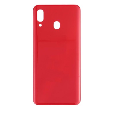 Back Panel Cover For Samsung Galaxy A20 Red - Maxbhi Com