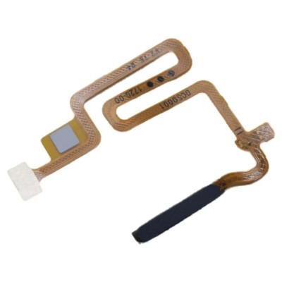 Fingerprint Sensor Flex Cable For Oppo A55 5g Black By - Maxbhi Com