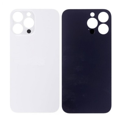 Back Panel Cover For Apple Iphone 13 Pro Max Silver - Maxbhi Com