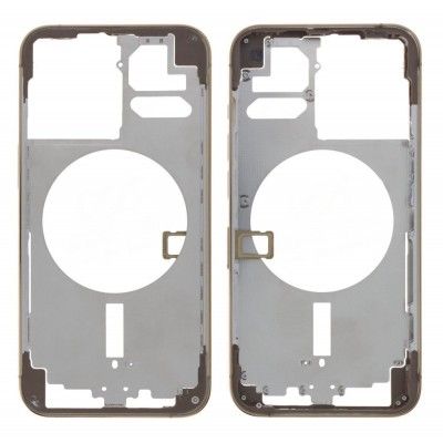 Lcd Frame Middle Chassis For Apple Iphone 13 Pro Gold By - Maxbhi Com