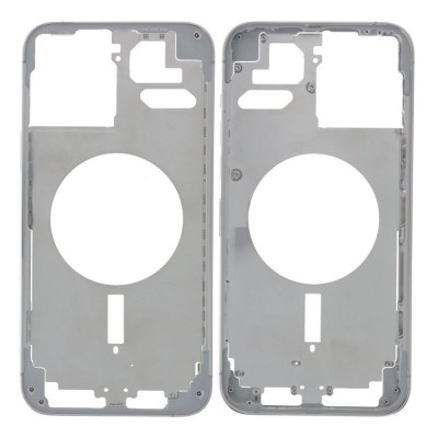 Lcd Frame Middle Chassis For Apple Iphone 13 Pro Max White By - Maxbhi Com