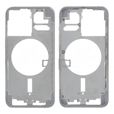 Lcd Frame Middle Chassis For Apple Iphone 13 Pro White By - Maxbhi Com