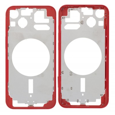 Lcd Frame Middle Chassis For Apple Iphone 13 Red By - Maxbhi Com