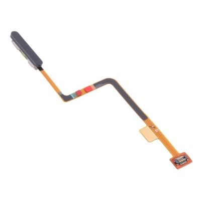 Fingerprint Sensor Flex Cable For Xiaomi Redmi Note 9 Pro 5g Black By - Maxbhi Com