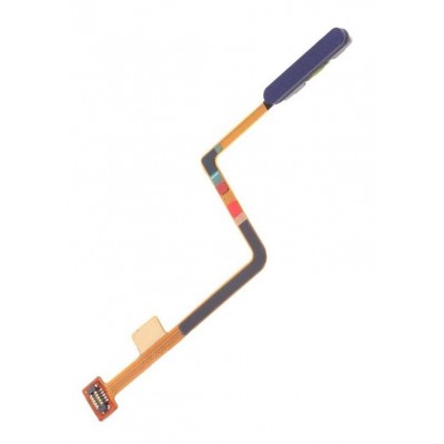 Fingerprint Sensor Flex Cable For Xiaomi Redmi Note 9 Pro 5g Blue By - Maxbhi Com