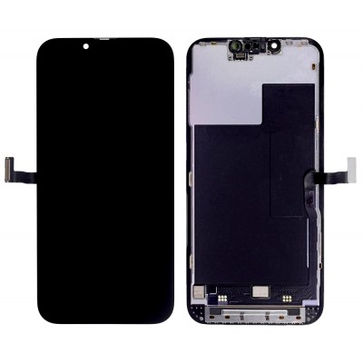 LCD with Touch Screen for Apple iPhone 13 pro - Silver (display glass combo folder)