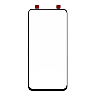Replacement Front Glass For Huawei Honor View 20 Black By - Maxbhi Com