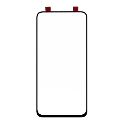 Replacement Front Glass For Huawei Honor View 20 Black By - Maxbhi Com