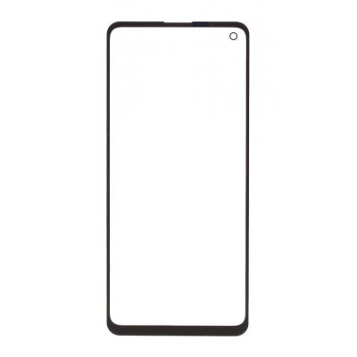 Replacement Front Glass For Samsung Galaxy A21s Black By - Maxbhi Com