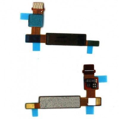 Fingerprint Sensor Flex Cable For Huawei P10 Plus Blue By - Maxbhi Com