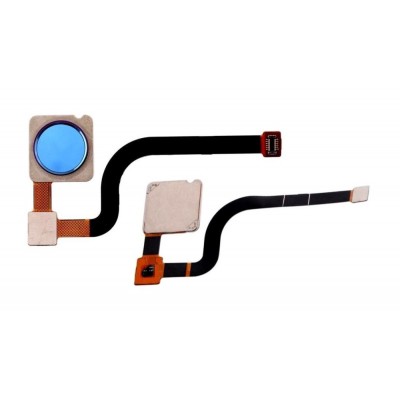 Fingerprint Sensor Flex Cable For Xiaomi Mi 8 Se Blue By - Maxbhi Com