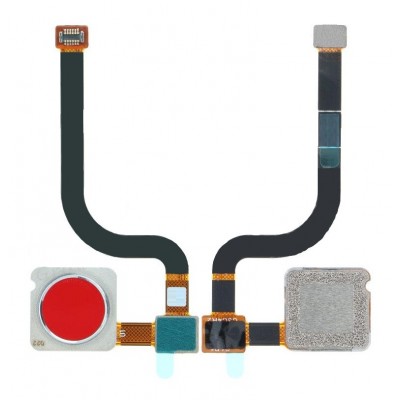 Fingerprint Sensor Flex Cable For Xiaomi Mi 8 Se Red By - Maxbhi Com