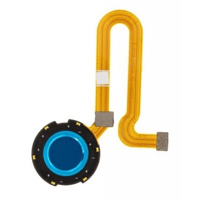 Fingerprint Sensor Flex Cable For Motorola One Hyper Blue By - Maxbhi Com