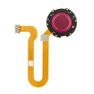 Fingerprint Sensor Flex Cable For Motorola One Hyper Wine By - Maxbhi Com