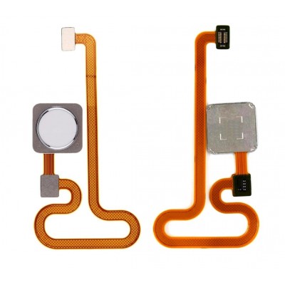 Fingerprint Sensor Flex Cable For Xiaomi Mi Mix 2s White By - Maxbhi Com