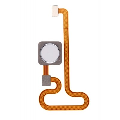 Fingerprint Sensor Flex Cable For Xiaomi Mi Mix 2s White By - Maxbhi Com
