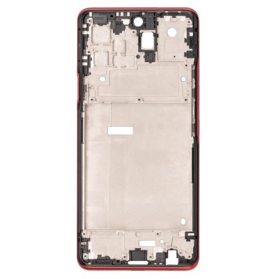 Lcd Frame Middle Chassis For Lg Q92 5g Red By - Maxbhi Com