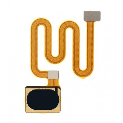 Fingerprint Sensor Flex Cable For Oppo A11x Black By - Maxbhi Com