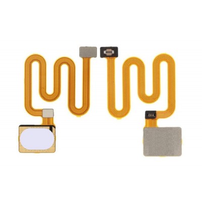 Fingerprint Sensor Flex Cable For Oppo A11x White By - Maxbhi Com
