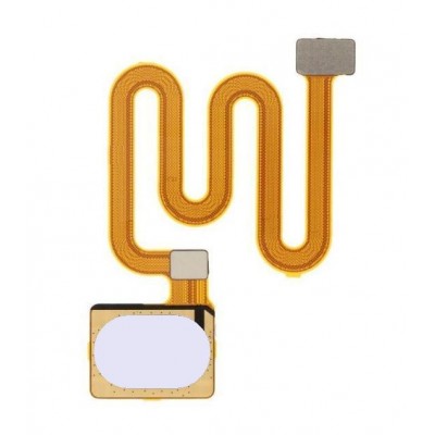 Fingerprint Sensor Flex Cable For Oppo A11x White By - Maxbhi Com