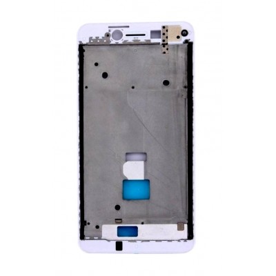 Lcd Frame Middle Chassis For Oppo A37 White By - Maxbhi Com