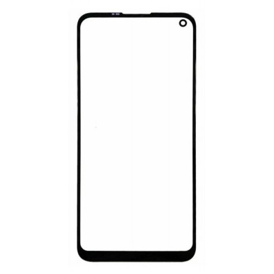 Replacement Front Glass For Samsung Galaxy A11 Black By - Maxbhi Com