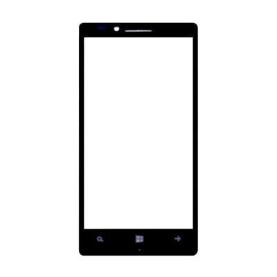 Replacement Front Glass For Nokia Lumia 930 Black By - Maxbhi Com