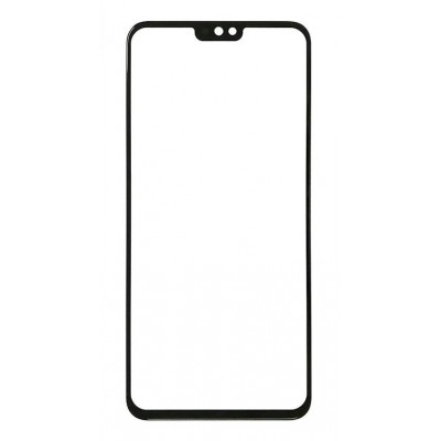 Replacement Front Glass For Huawei Honor 8x Black By - Maxbhi Com