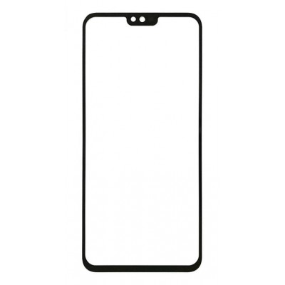Replacement Front Glass For Huawei Honor 8x Black By - Maxbhi Com
