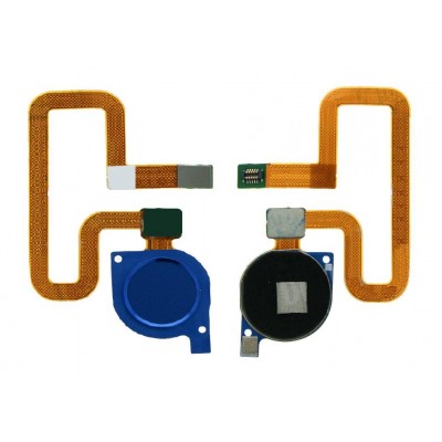 Fingerprint Sensor Flex Cable For Huawei Y7 2018 White By - Maxbhi Com