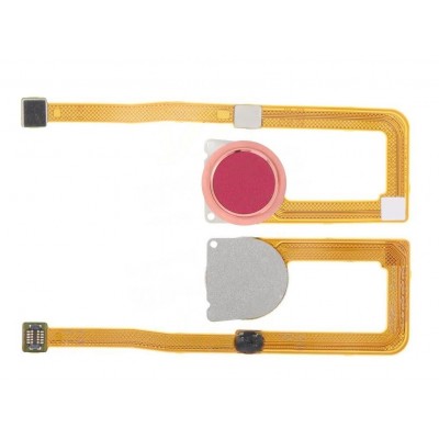 Fingerprint Sensor Flex Cable For Lg K51s Red By - Maxbhi Com