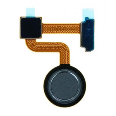 Fingerprint Sensor Flex Cable For Lg V35 Thinq Black By - Maxbhi Com