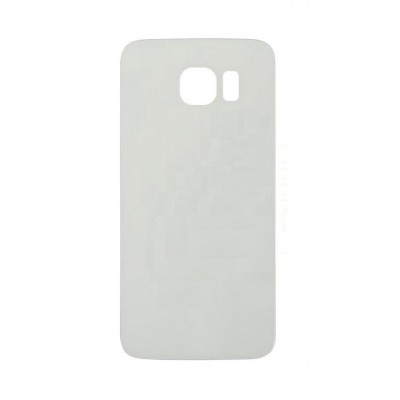 Back Panel Cover For Samsung Galaxy S6 Dual Sim 32gb White - Maxbhi Com