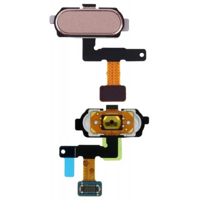 Fingerprint Sensor Flex Cable For Samsung Galaxy J5 2017 Gold By - Maxbhi Com