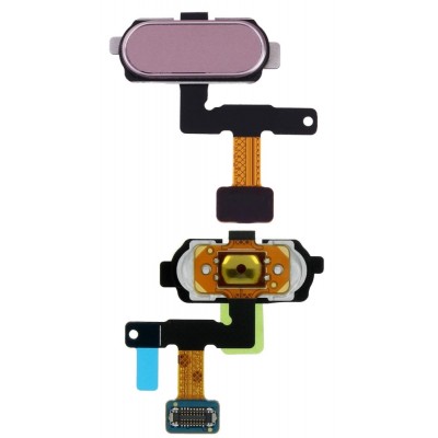 Fingerprint Sensor Flex Cable For Samsung Galaxy J5 2017 Pink By - Maxbhi Com