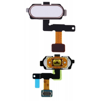 Fingerprint Sensor Flex Cable For Samsung Galaxy J5 2017 White By - Maxbhi Com